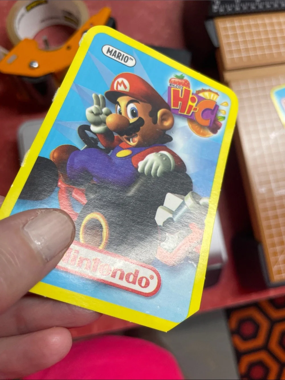 2002 Nintendo Hi-C Mario Racing cheat Card - Picture 3 of 3